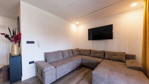 Apartment, 2 Bedrooms, Garden View | Living room - Orange Apartment&spa - Okrug Gornji (Okrug)