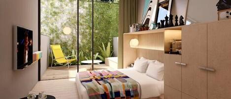 Minibar, free WiFi, bed sheets, wheelchair access