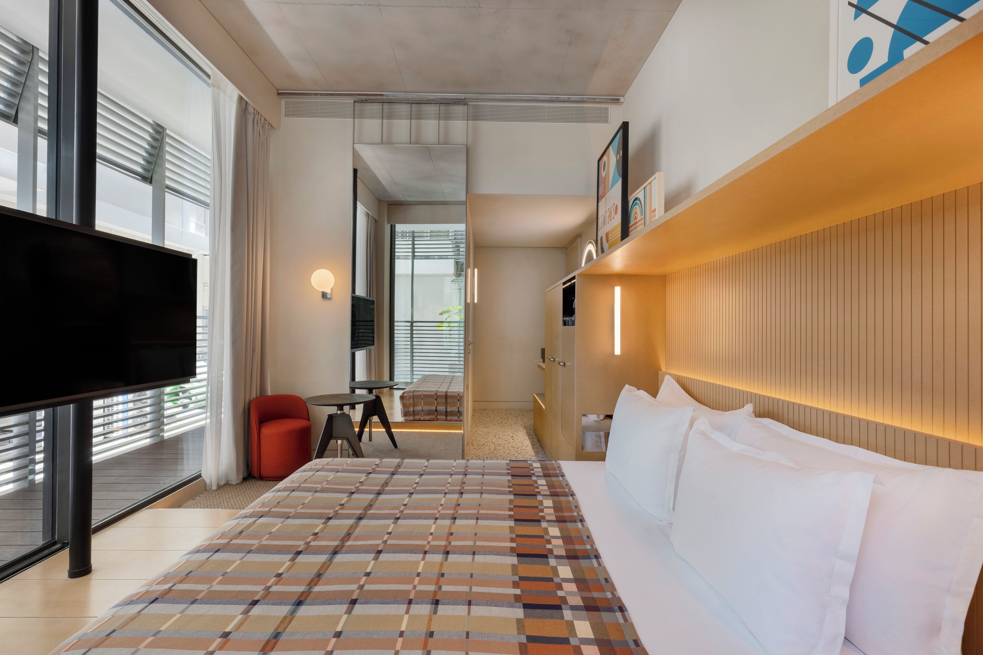 Superior tweepersoonskamer | Een minibar, gratis wifi, beddengoed, rolstoeltoegankelijk