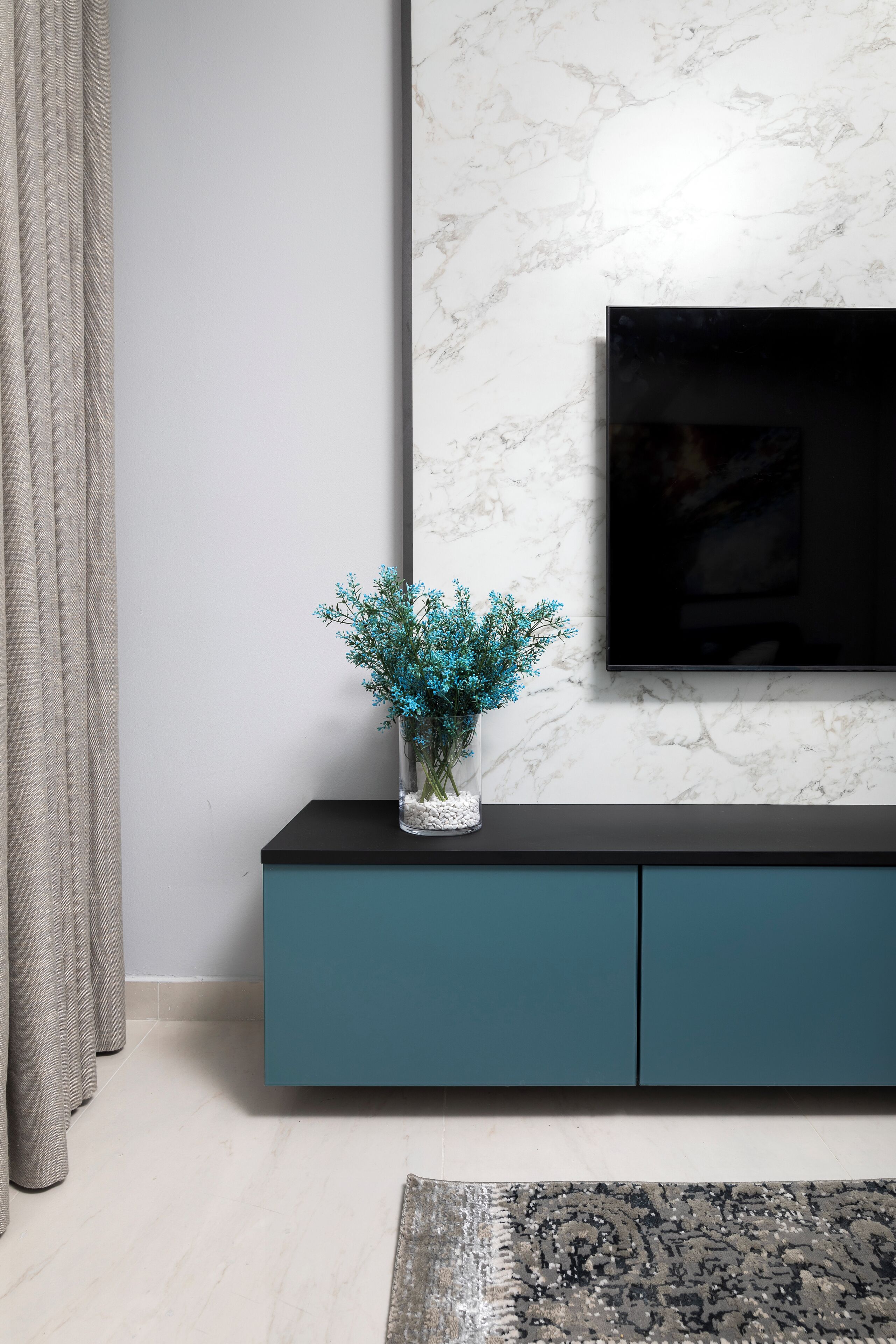 Huoneisto, kaupunkinäköala | Oleskelualue