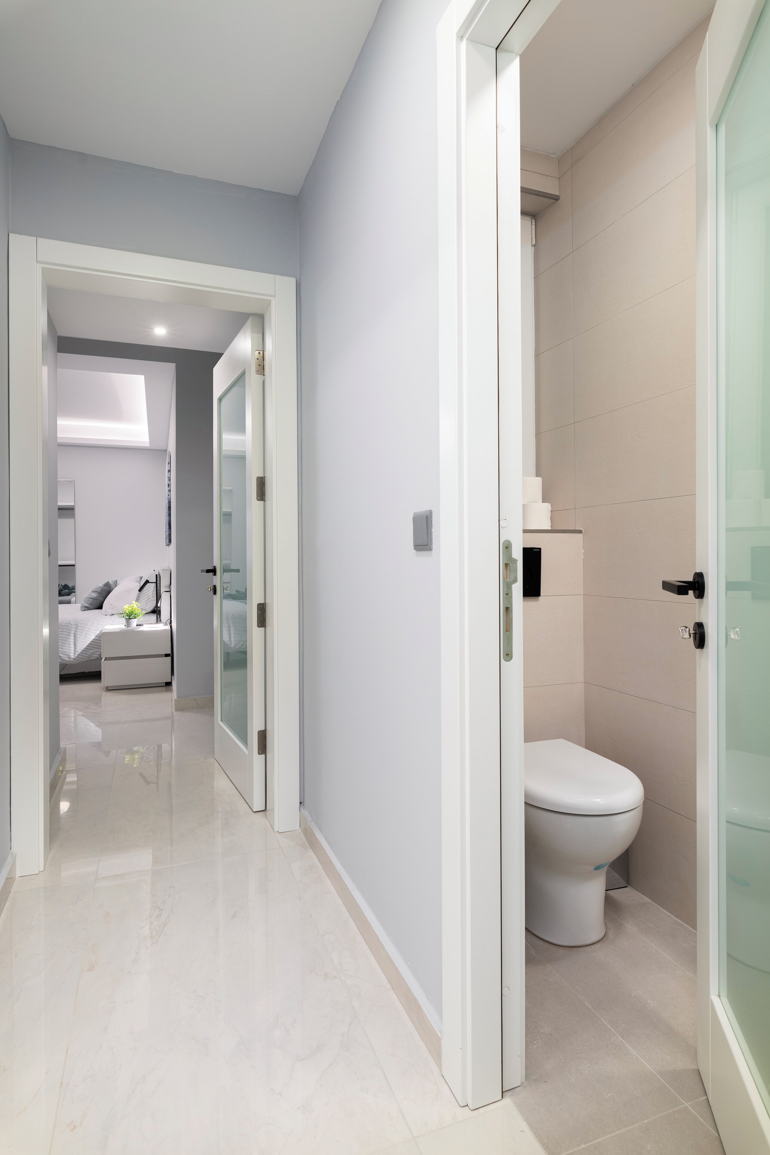 Apartament, vistes a la ciutat | Bany