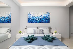 Apartment, City View | Blackout drapes, iron/ironing board, free WiFi - Stylish Cosy 2BR APT near Tigne Point (Sliema)