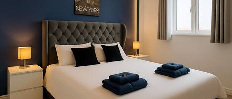 1 habitación, tabla de planchar con plancha, wifi y ropa de cama