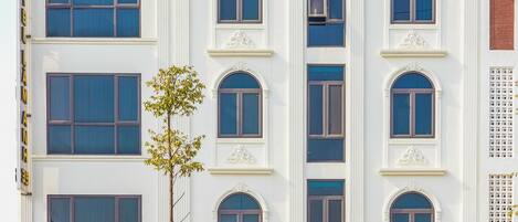 Fassade der Unterkunft