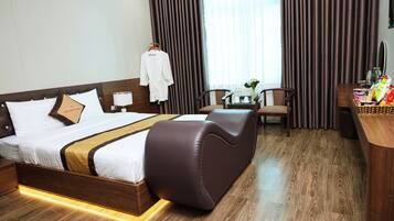 Kamar Double Mewah | Meja kerja dan Wi-Fi gratis