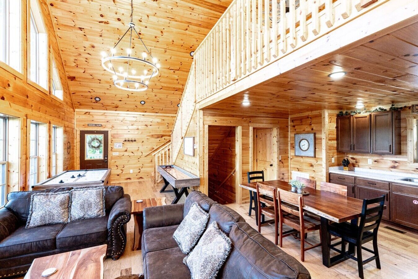 TV, fireplace, books