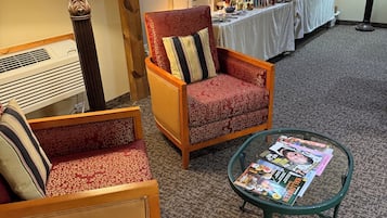 Sitteområde i lobbyen