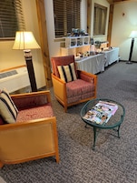 Lobby sitting area