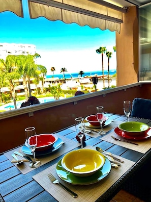 Dining - RDR516 - Sea View Apartment with Pool in Cala de Mijas (La Cala de Mijas)