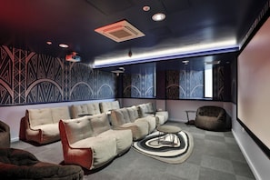 Área de estar no saguão