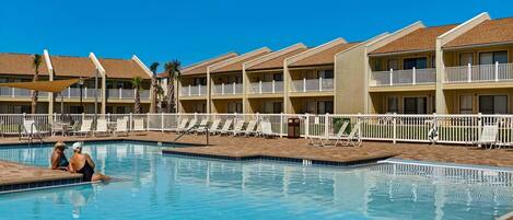 Condo, Multiple Beds (Seacove 8H- Southern Charm on the Gul) | Pool | Outdoor pool, a heated pool