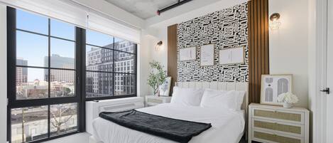 Strykjärn/strykbräda och sängkläder