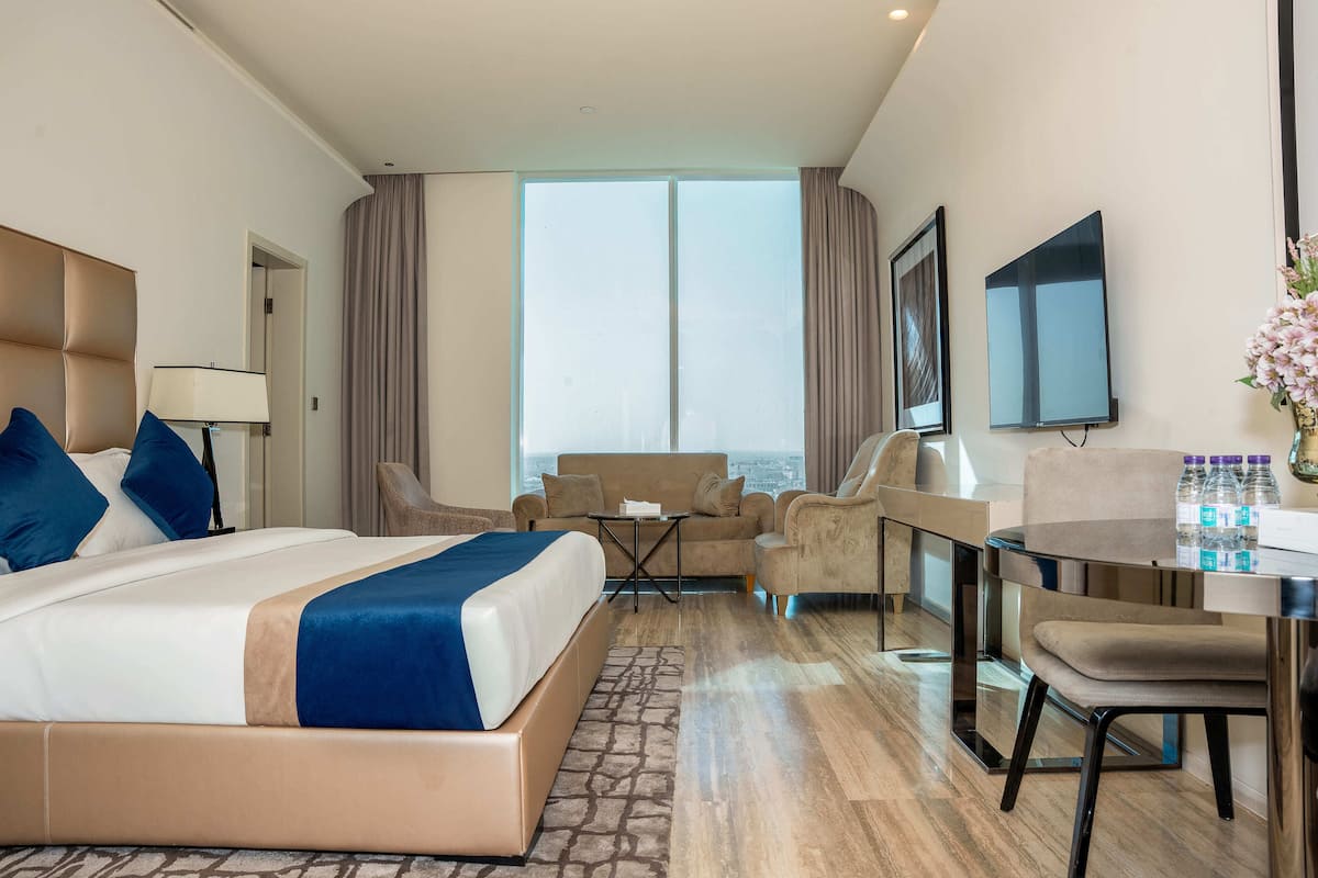 客房内保险箱、遮光窗帘、隔音