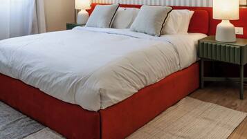 2 slaapkamers, een strijkplank/strijkijzer, gratis wifi, beddengoed