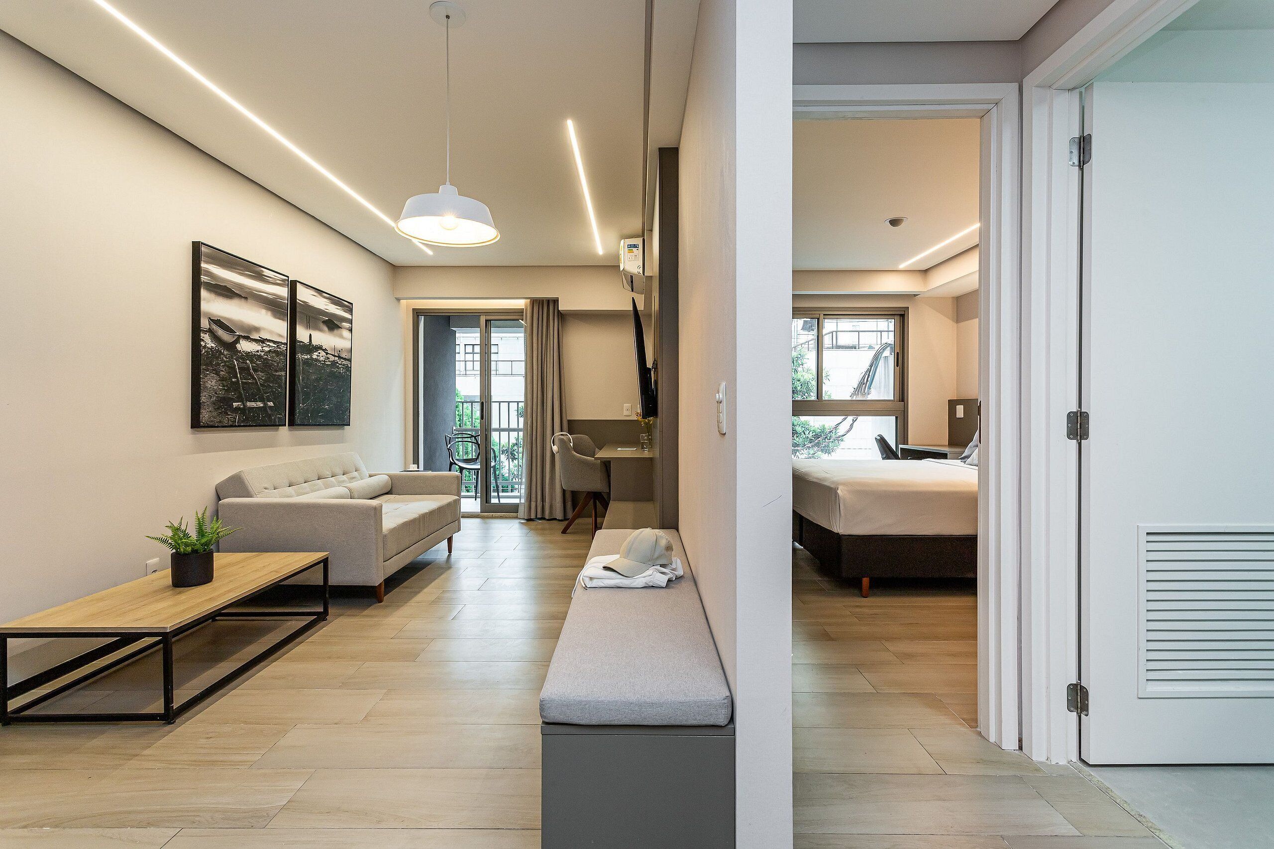 Elite Apartment | Living area | 42-inch Smart TV with digital channels