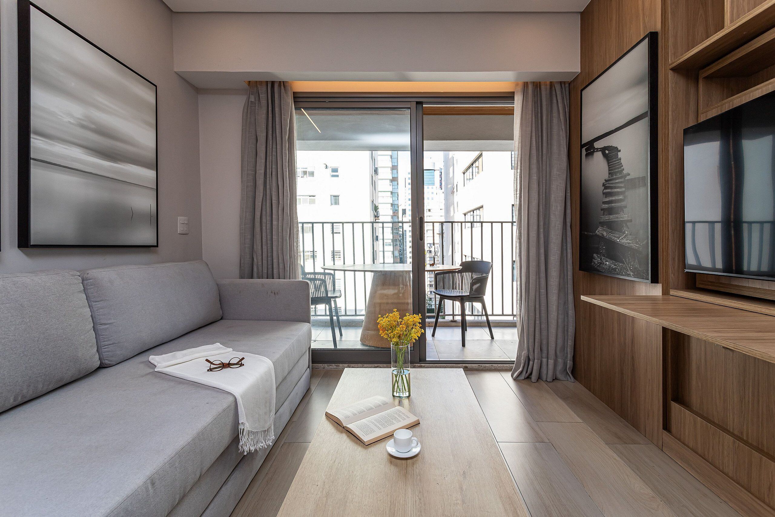 Studio | Living area | 42-inch Smart TV with digital channels