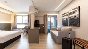 Studio | Living area | 42-inch Smart TV with digital channels