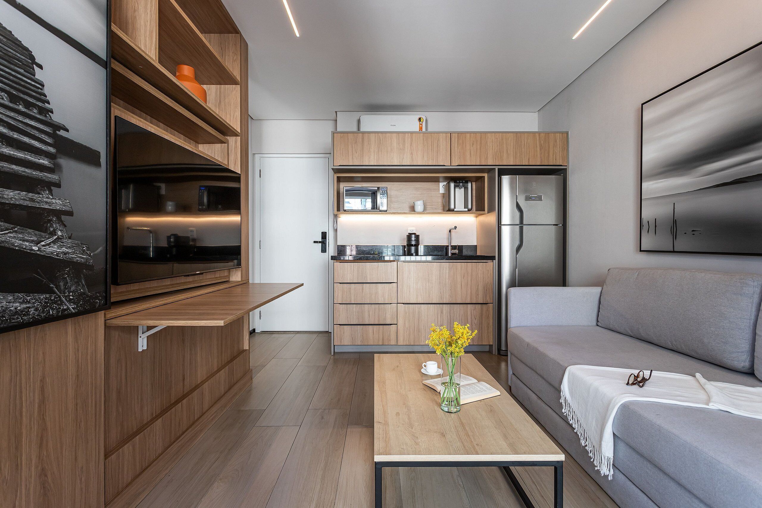 Studio | Living area | 42-inch Smart TV with digital channels