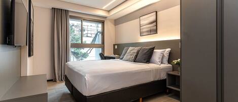 Apartemen Elite | Ruang kerja ramah laptop, Wi-Fi gratis, dan seprai linen