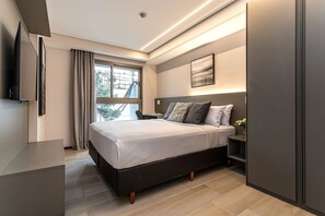 Apartemen Elite | Ruang kerja ramah laptop, Wi-Fi gratis, dan seprai linen