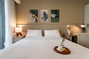 Laptop workspace, free WiFi, bed sheets - Pivô Jardins by Viva - Apartamentos Novos e Modernos (São Paulo)