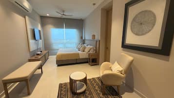 Departamento Deluxe, balcón, vista al mar | Wifi gratis