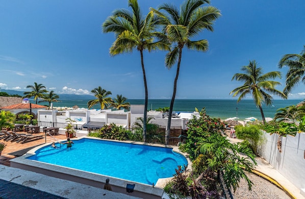 Pool - Charming Beach-side condo! In Zona Romantica! (Puerto Vallerta)