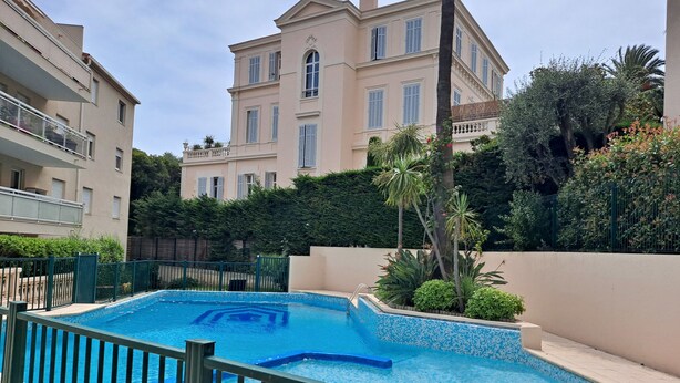 Pool - HENRI CAMILLE RE - Passy1 -Beautiful one bedroom swimming pool and parking (Cannes)