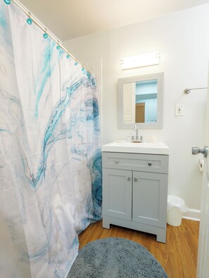Hair dryer, towels, soap, toilet paper - Cozy 1-bedroom condo in fantastic Washington DC in a safe and quiet neighborhood (Washington)