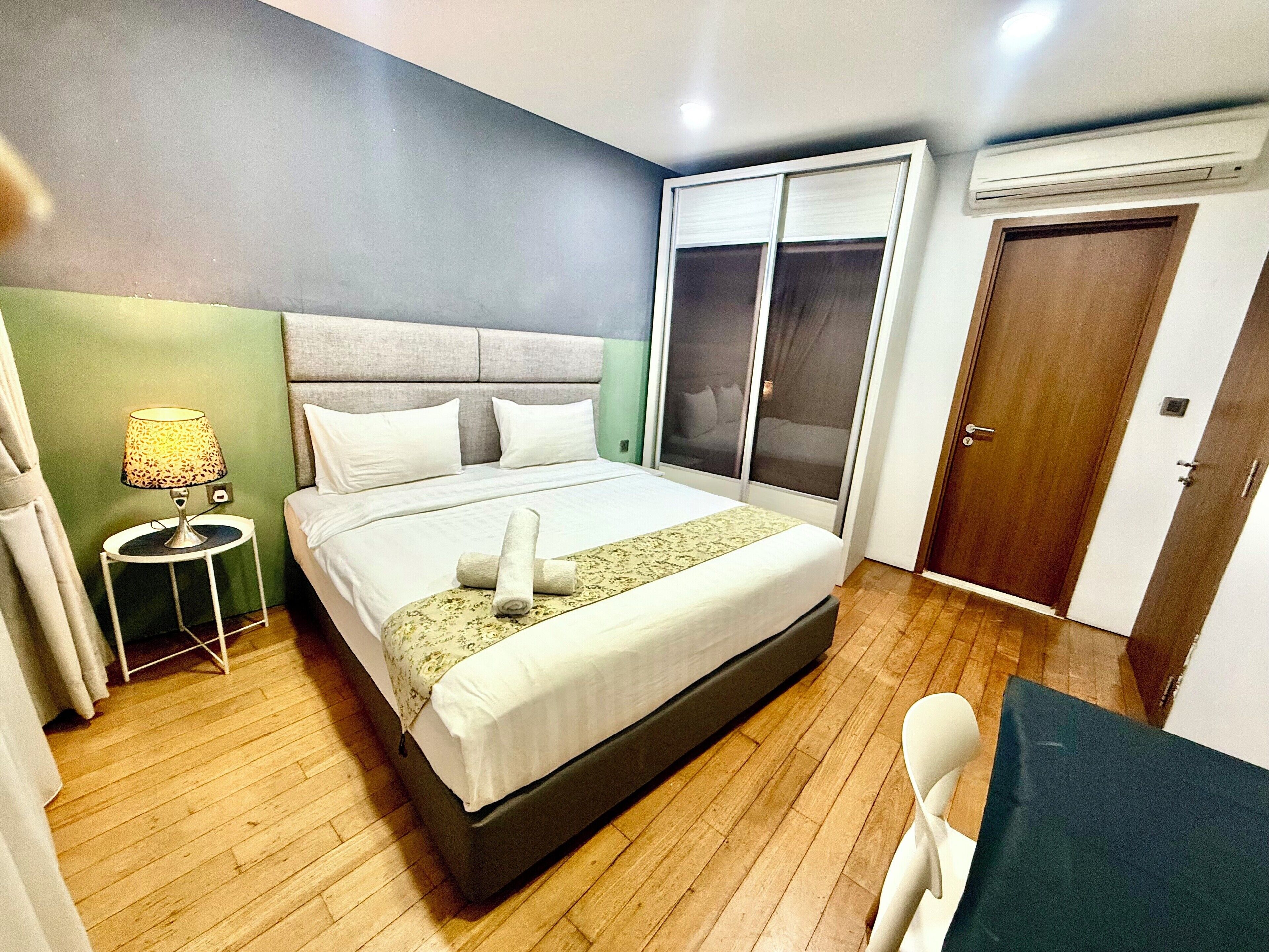 Family Apartment, 2 Bedrooms, City View | Individually furnished, soundproofing, iron/ironing board, free WiFi