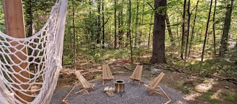 Airstream in Pines • Luxe Deck + Firepit + Shower