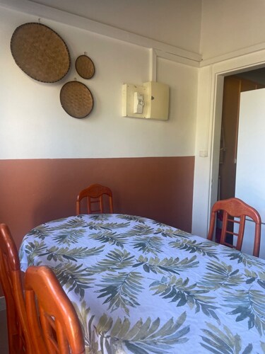 House 10 minutes walk from Saint Pierre beach with free parking.
