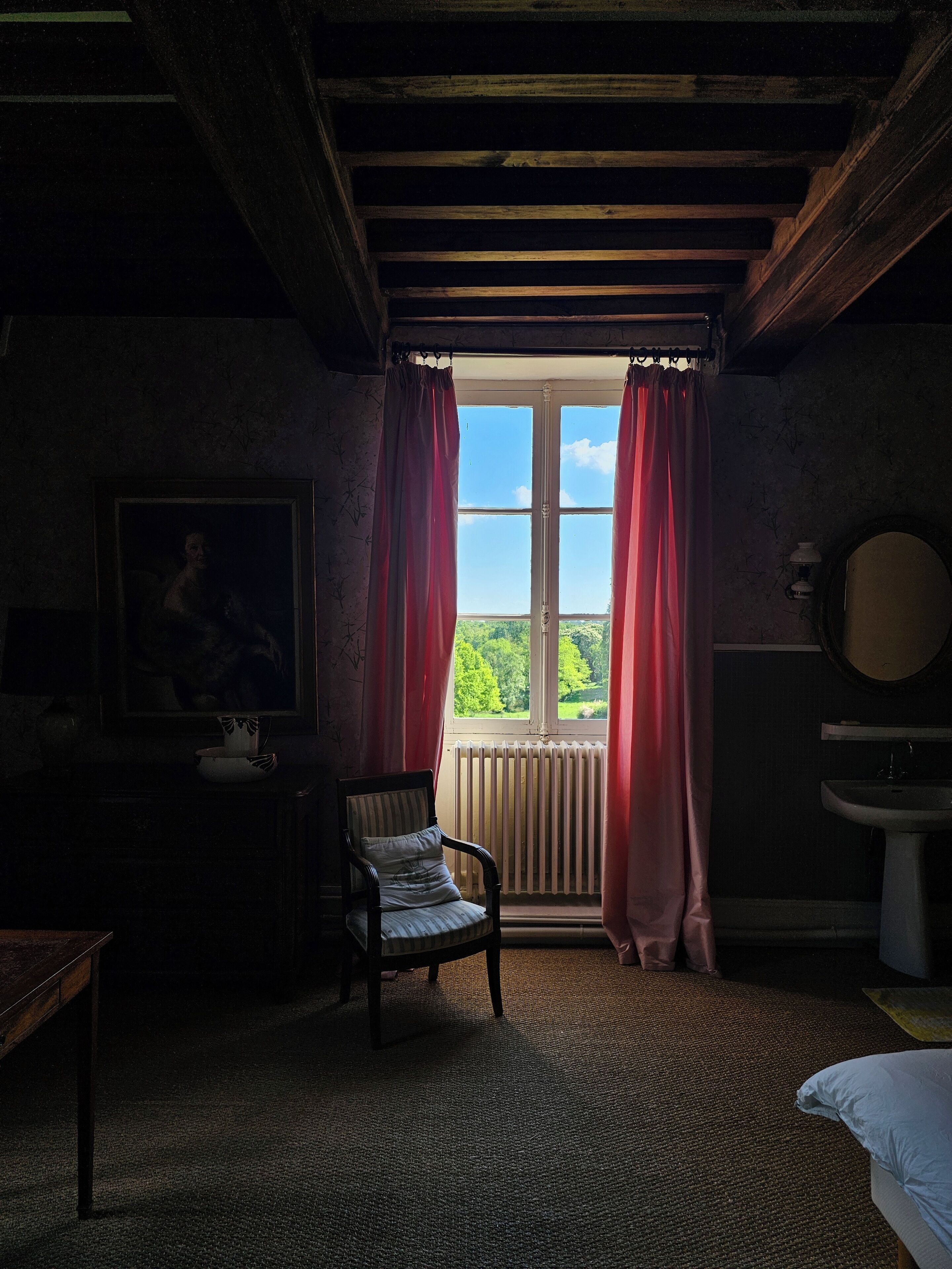 Dobbeltværelse - udsigt til have