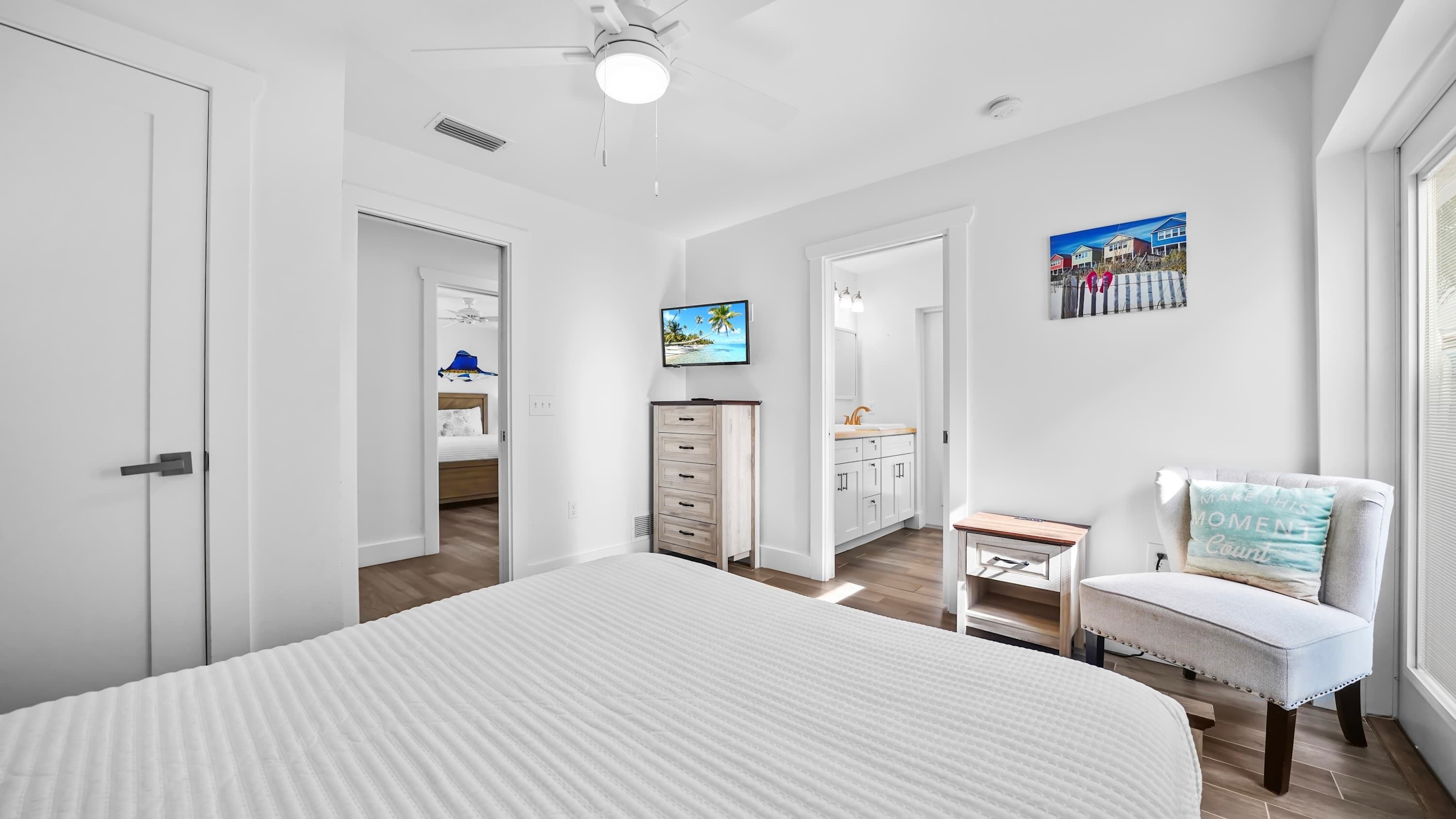 Iron/ironing board, travel crib, WiFi, bed sheets