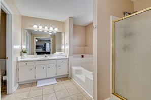 Towels, soap, shampoo, toilet paper