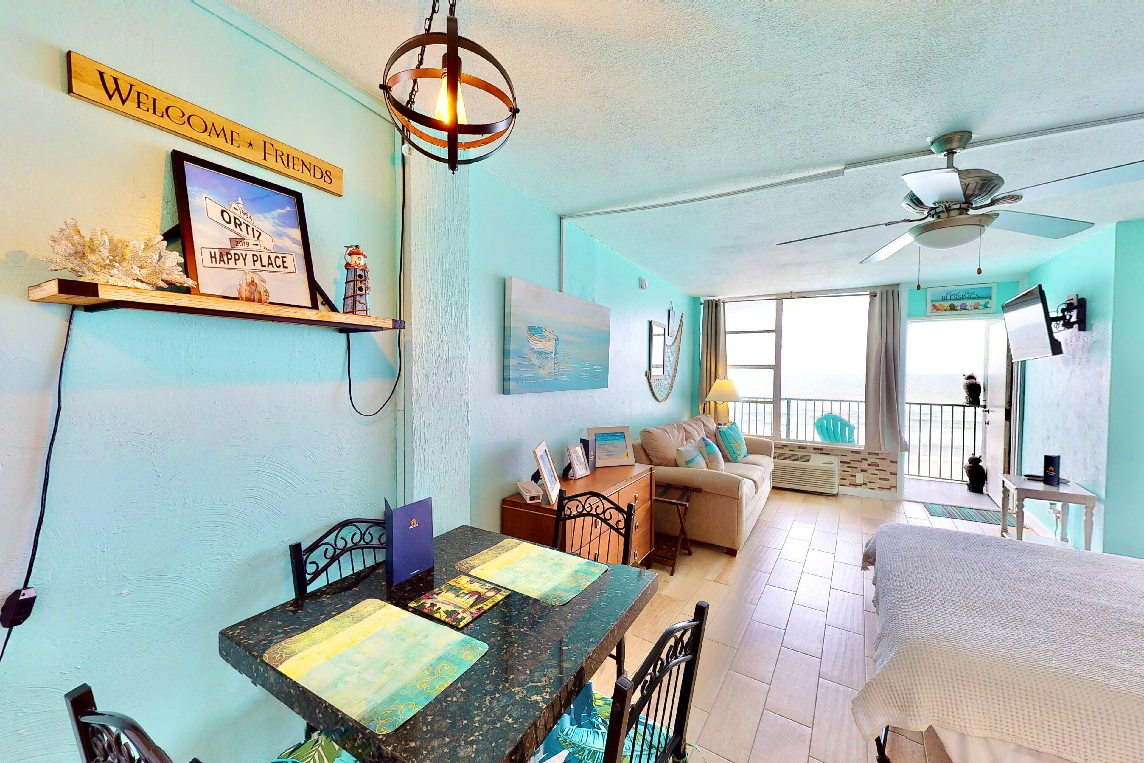 Studio, Balcony, Ocean View (Daytona Beach Club 708) | 1 bedroom, individually decorated, individually furnished