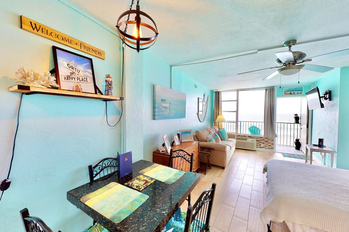 Studio, Balcony, Ocean View (Daytona Beach Club 708) | 1 bedroom, individually decorated, individually furnished