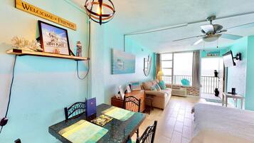 Studio, Balcony, Ocean View (Daytona Beach Club 708) | 1 bedroom, individually decorated, individually furnished