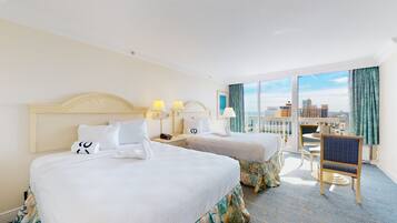 Studio Suite, 2 Queen Beds, Balcony, Ocean View (Daytona Beach Resort 803) | 1 bedroom, individually decorated, individually furnished