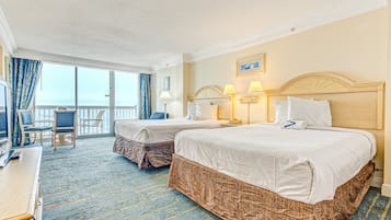 Studio Suite, 2 Queen Beds, Hot Tub, Ocean View (Daytona Beach Resort 1212) | 1 bedroom, individually decorated, individually furnished, bed sheets