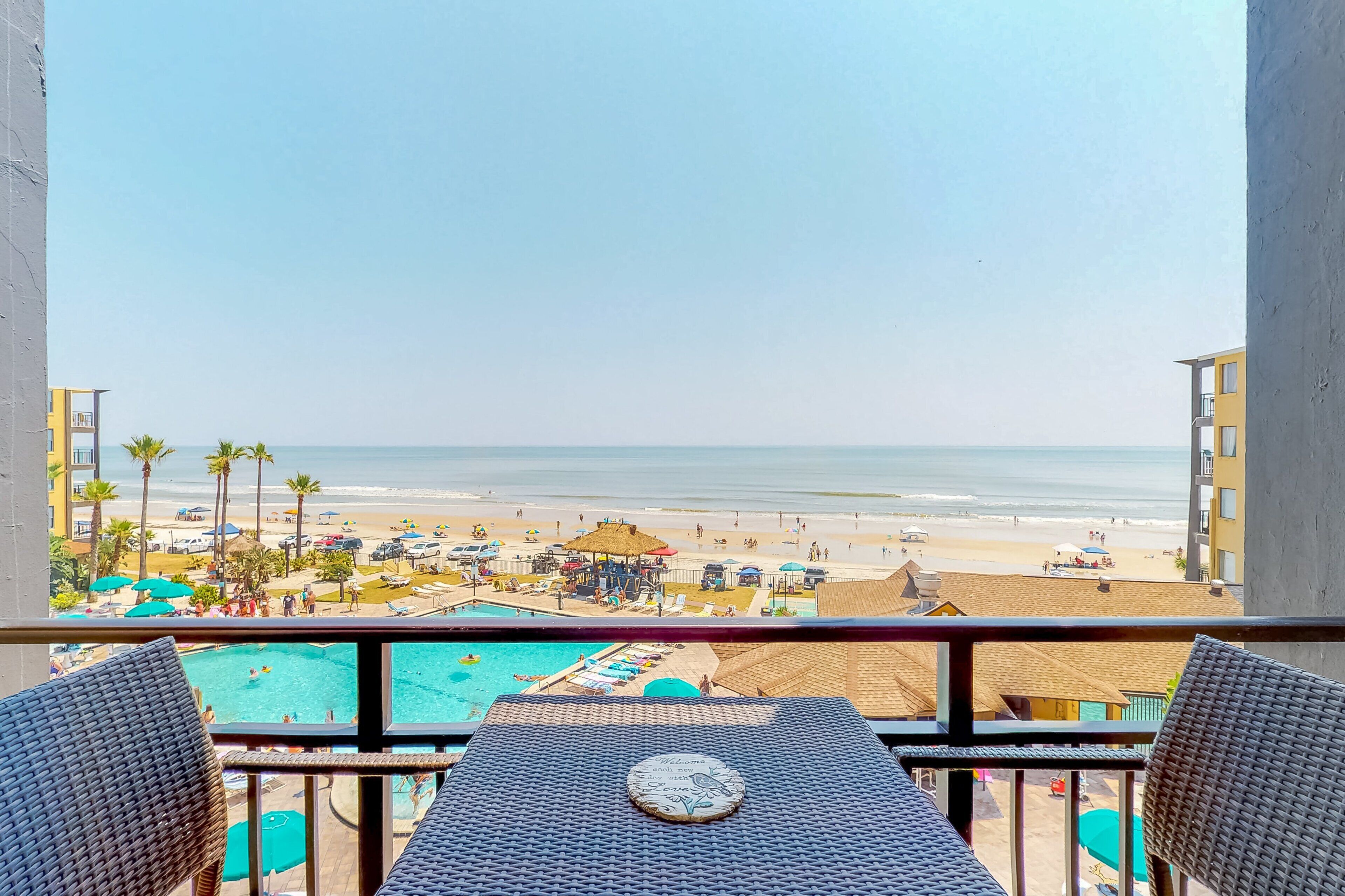 Studio, 1 King Bed, Balcony, Ocean View (Daytona Hawaiian Inn 422) | View from room