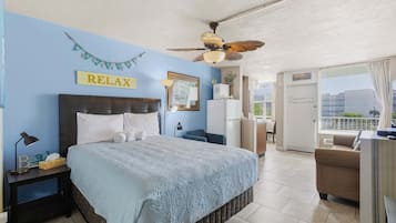 Studio, 1 Queen Bed with Sofa bed, Balcony, City View (Daytona Ocean Jewels Club 303) | 1 bedroom, individually decorated, individually furnished, bed sheets