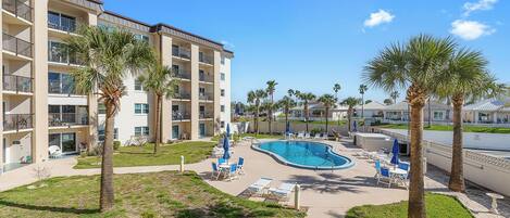 Condo, Multiple Beds, Balcony, Ocean View (Daytona Shores Delight-Sandpoint 202) | Pool