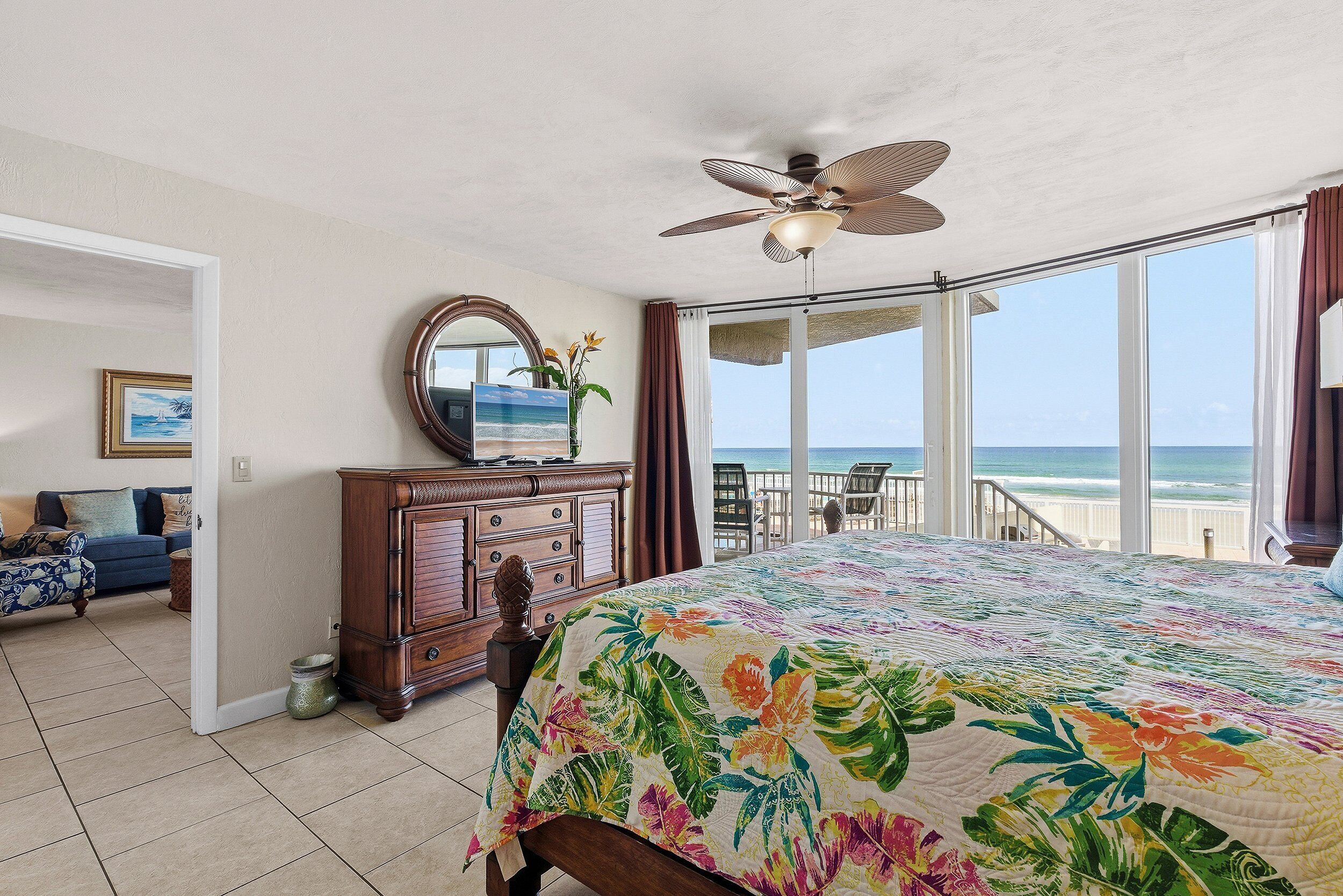Condo, Multiple Beds, Balcony, Ocean View (Daytona Shores Club 105 - Shores Club) | 2 bedrooms, individually decorated, individually furnished, bed sheets