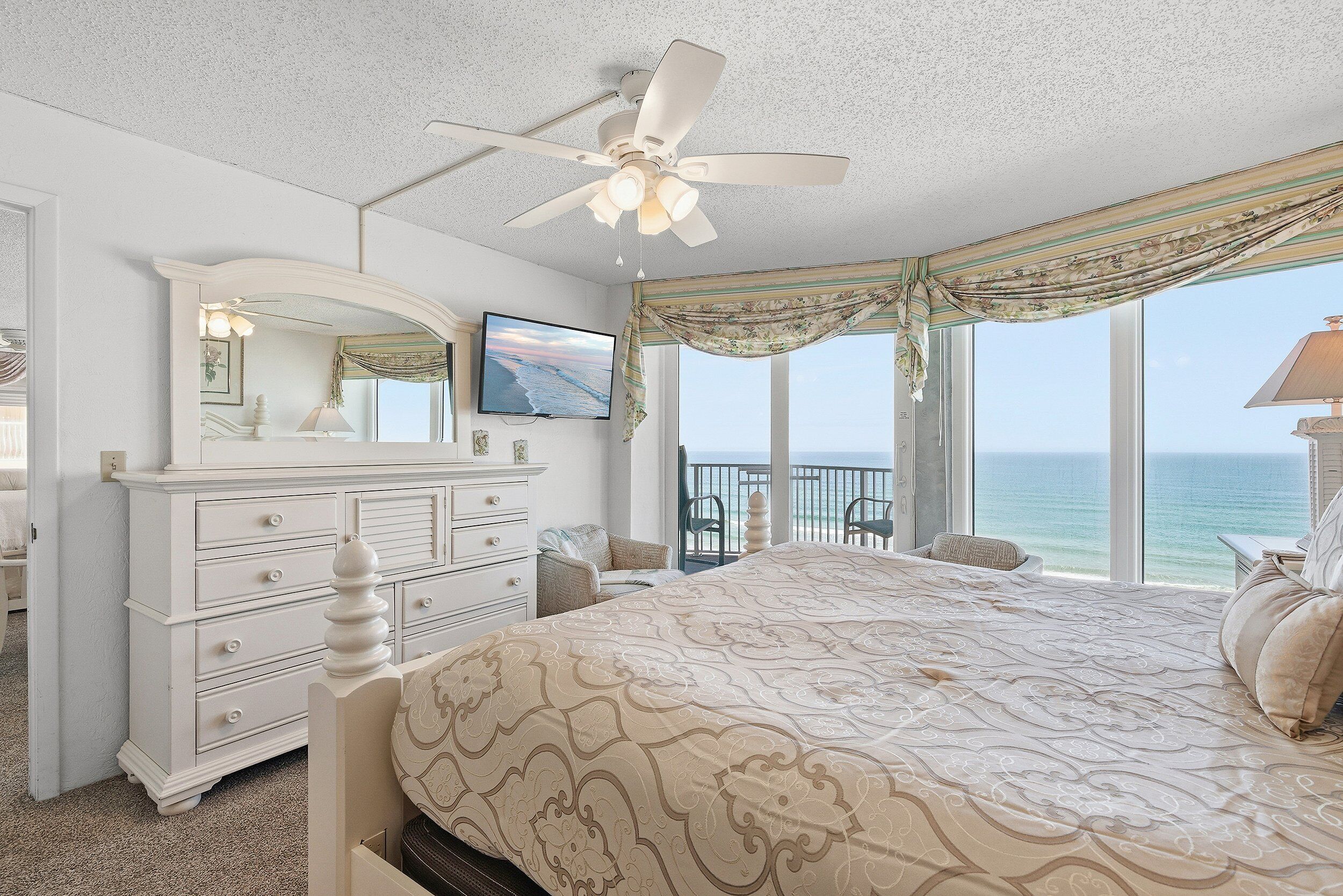 Condo, Multiple Beds, Balcony, Ocean View (Daytona Shores Club 701- Elegance) | 2 bedrooms, individually decorated, individually furnished, bed sheets