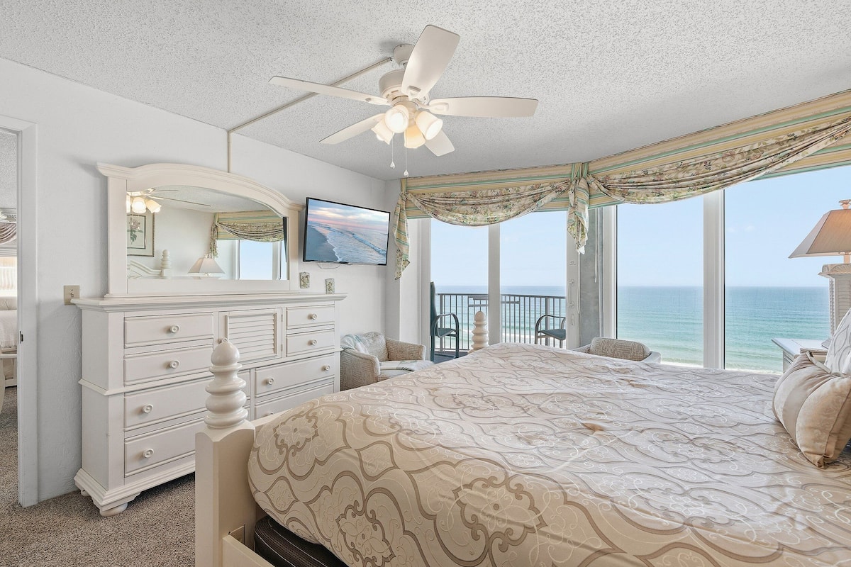 Condo, Multiple Beds, Balcony, Ocean View (Daytona Shores Club 701- Elegance) | 2 bedrooms, individually decorated, individually furnished, bed sheets