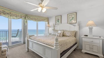 Condo, Multiple Beds, Balcony, Ocean View (Daytona Shores Club 701- Elegance) | 2 bedrooms, individually decorated, individually furnished, bed sheets