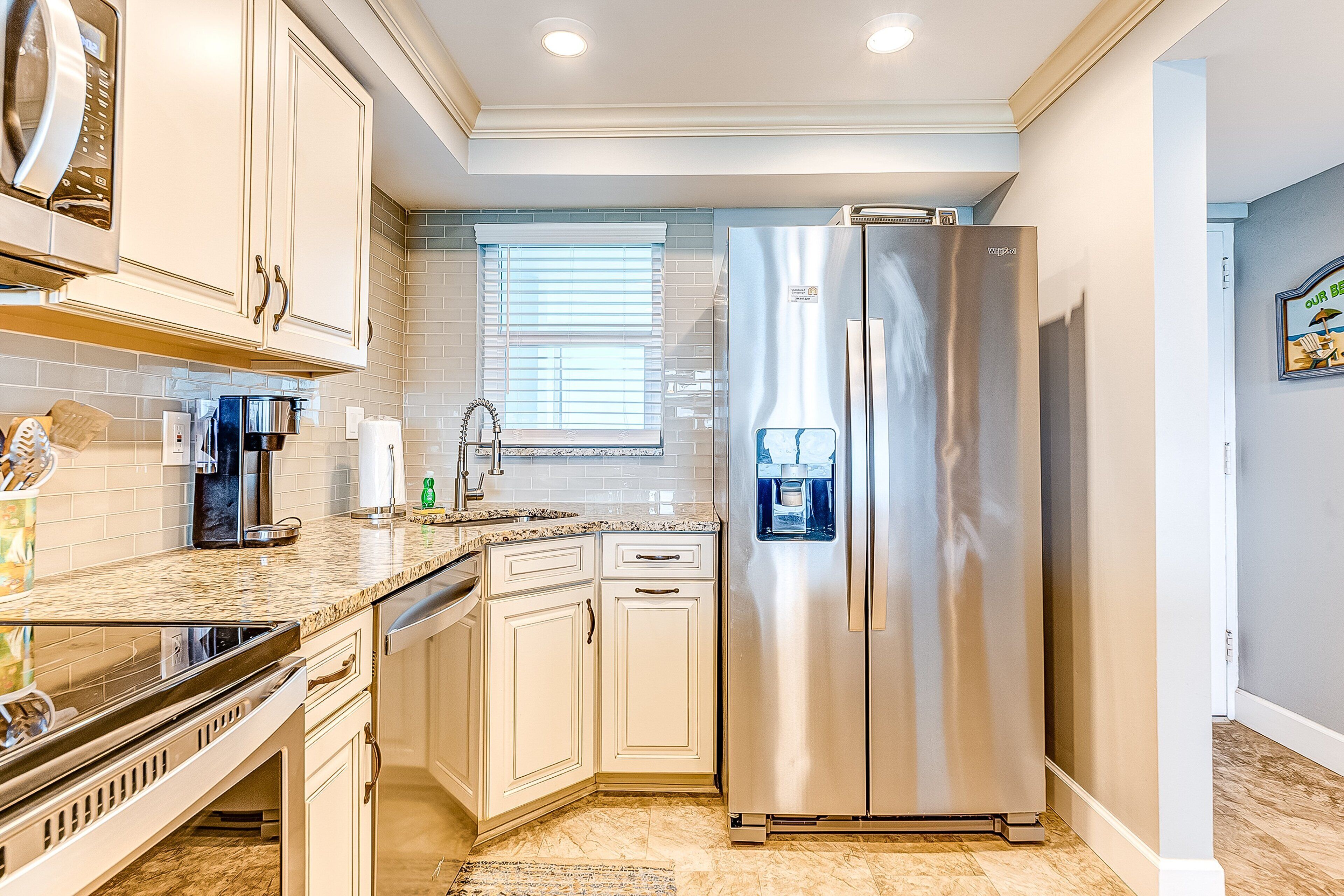 Casa, várias camas, sacada, vista para o oceano (Daytona White Surf 504-OceanZenn) | Cozinha privada