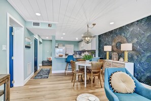 Condo, 1 King Bed with Sofa bed, Balcony, Ocean View (NSB Castle Reef 302-Sea La Vie) | Interior - Castle Reef I (New Smyrna Beach)