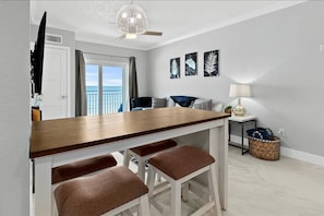 Condo, 1 Queen Bed with Sofa bed, Balcony, Ocean View (NSB Coconut Palms Beach Resort 4512) | 1 bedroom, individually decorated, individually furnished, bed sheets